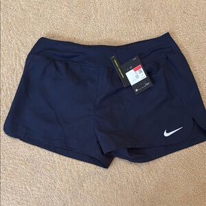 Nike Navy Running Shorts- NWT- Size L